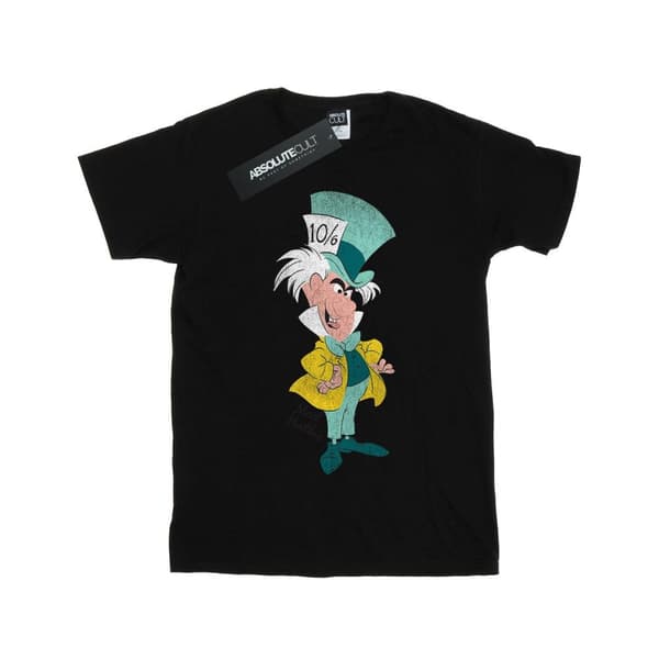 Disney T-shirt i klassisk bomull för flickor - Alice i underlandet - Mad Hatter