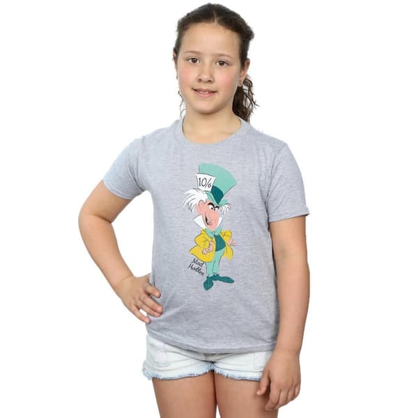 Disney T-shirt i klassisk bomull för flickor - Alice i underlandet - Mad Hatter