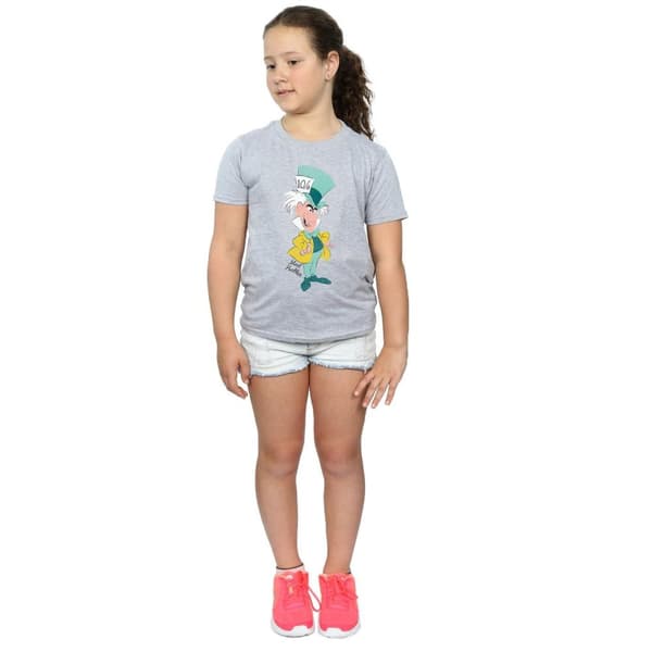 Disney T-shirt i klassisk bomull för flickor - Alice i underlandet - Mad Hatter