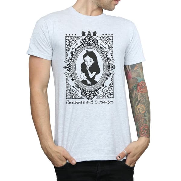 Disney T-shirt med ram för herrar - Alice i underlandet