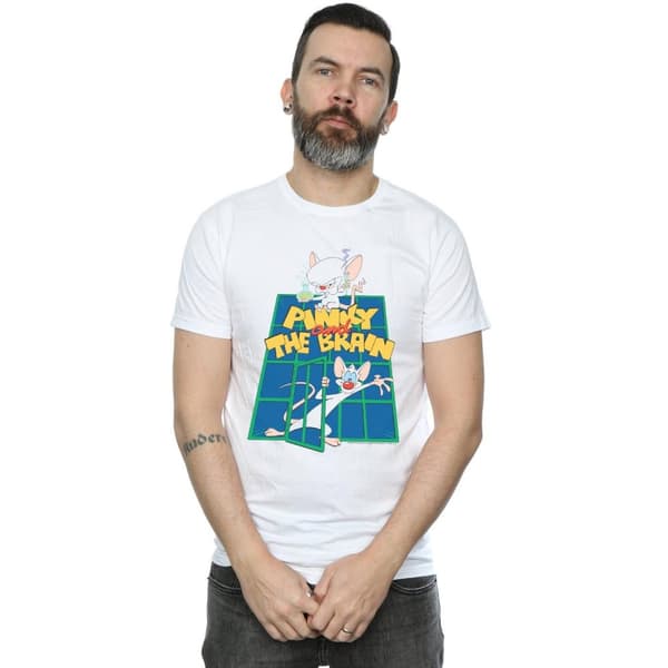 Animaniacs Mens Pinky And The Brain Laboratory T-Shirt