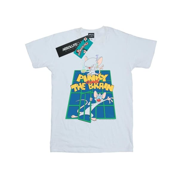Animaniacs Mens Pinky And The Brain Laboratory T-Shirt