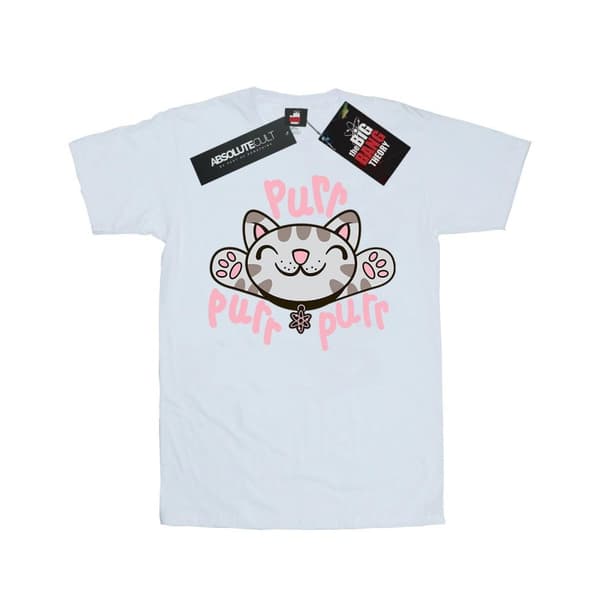 Big Bang Theory Womens/Ladies Soft Kitty Purr Cotton Boyfriend T-Shirt