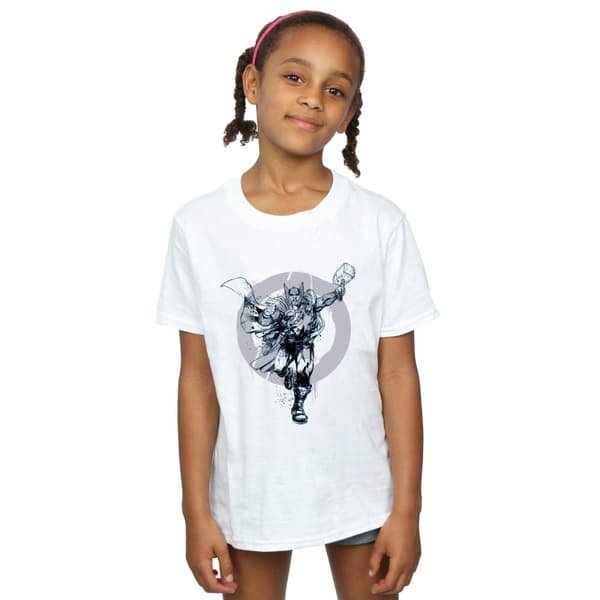 Marvel Girls Thor Circle Cotton T-Shirt