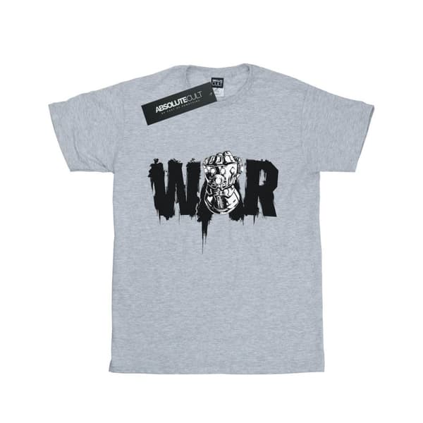 Marvel Womens/Ladies Avengers Infinity War Fist Cotton Boyfriend T-Shirt
