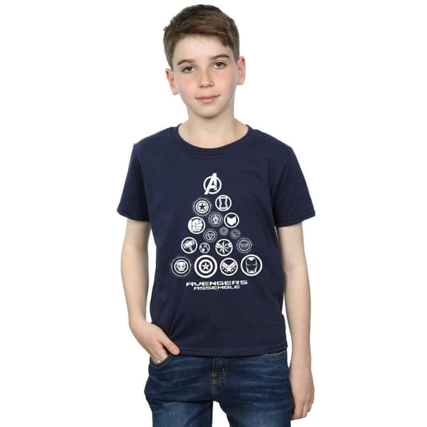 Marvel Pojkar Avengers Endgame Pyramid Icons T-shirt