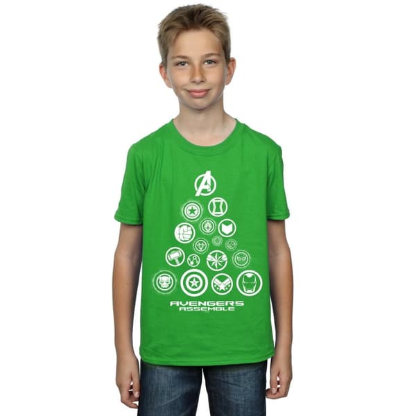 Marvel Boys Avengers Endgame Pyramid Icons T-Shirt