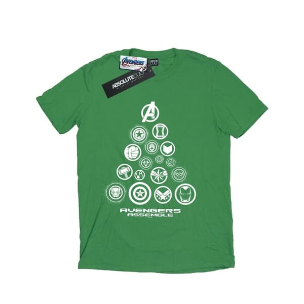 Marvel Boys Avengers Endgame Pyramid Icons T-Shirt