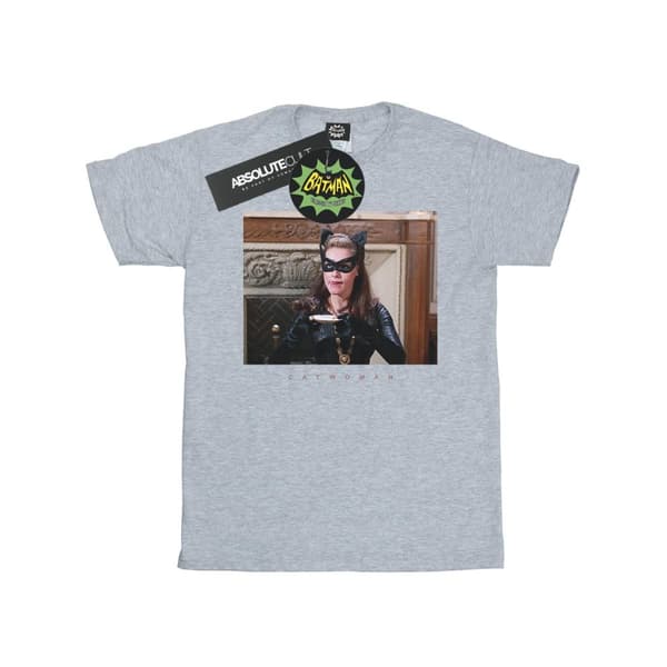 DC Comics Womens/Ladies Batman TV Series Catwoman Photo Cotton Boyfriend T-Shirt