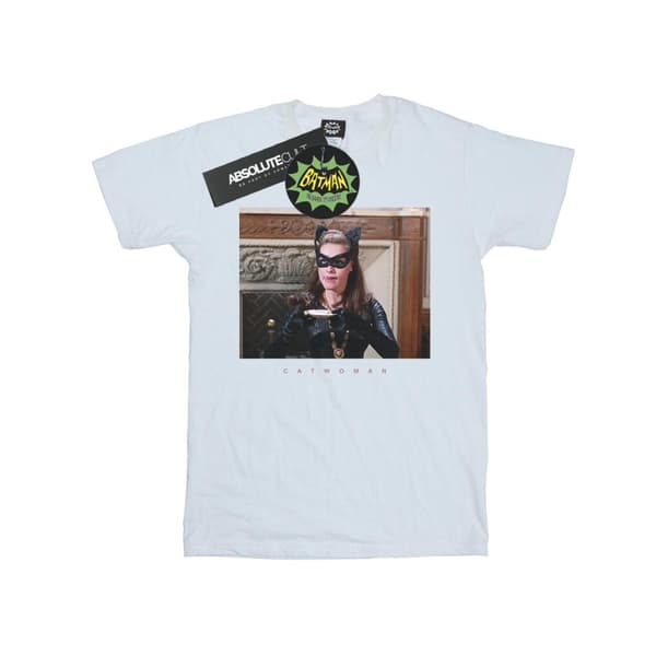 DC Comics Womens/Ladies Batman TV Series Catwoman Photo Cotton Boyfriend T-Shirt