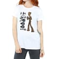 Miniatyrbild 3 av 5: Marvel Dam/Tjej Avengers Infinity War I Am Teenage Groot Bomull Boyfriend T-shirt