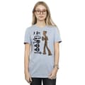 Miniatyrbild 2 av 5: Marvel Dam/Tjej Avengers Infinity War I Am Teenage Groot Bomull Boyfriend T-shirt