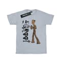 Miniatyrbild 1 av 5: Marvel Dam/Tjej Avengers Infinity War I Am Teenage Groot Bomull Boyfriend T-shirt
