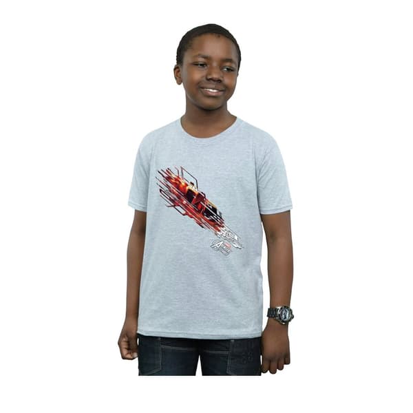 Marvel Boys Avengers Iron Man Shooting Burst T-Shirt