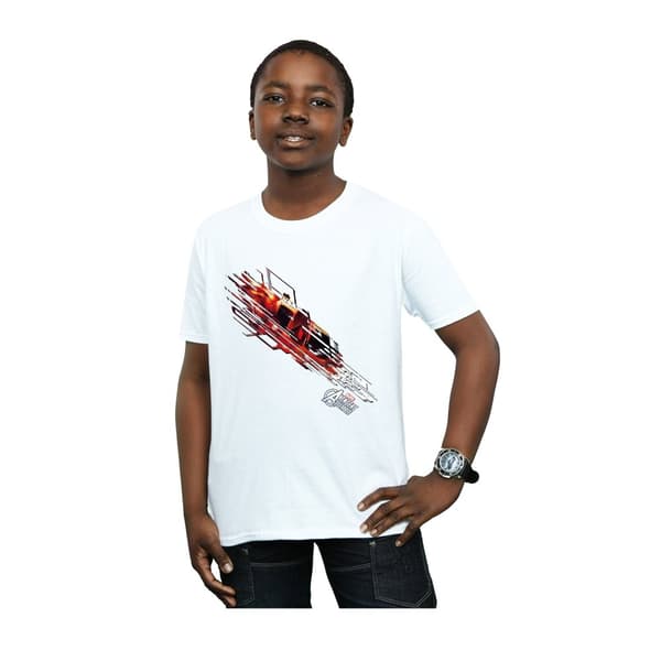 Marvel Boys Avengers Iron Man Shooting Burst T-Shirt