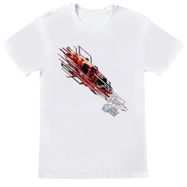 Marvel Boys Avengers Iron Man Shooting Burst T-Shirt
