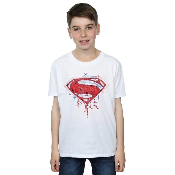 DC Comics T-shirt med geologo för pojkar - Superman