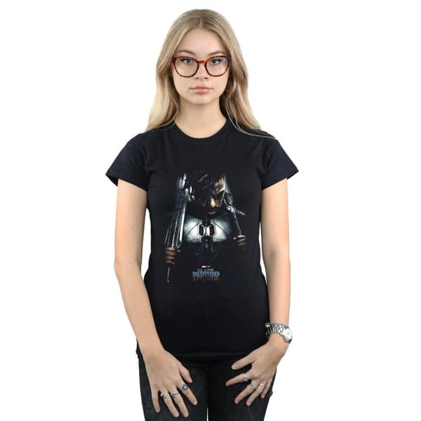 Marvel Black Panther Killmonger Poster - bomulls-T-shirt för damer/kvinnor