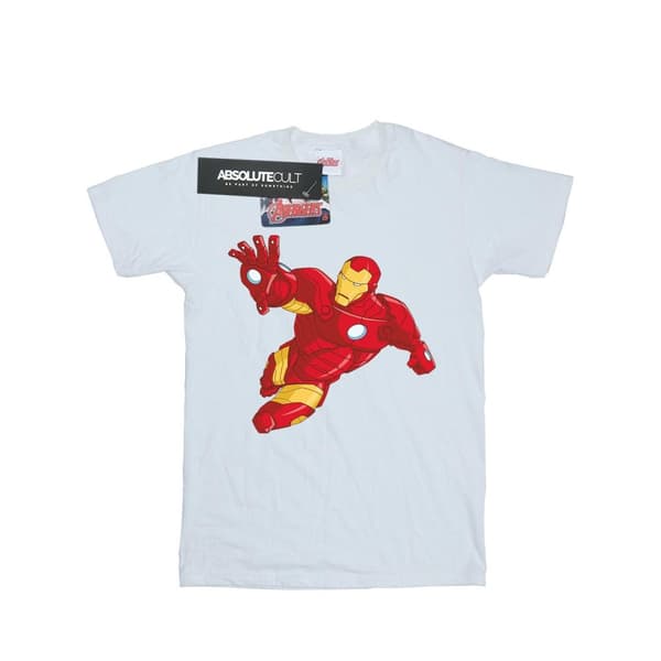 Marvel Girls Iron Man Simple Cotton T-Shirt