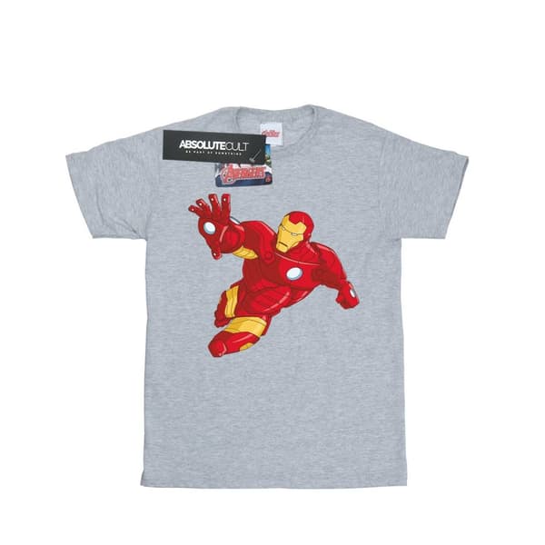 Marvel Girls Iron Man Simple Cotton T-Shirt