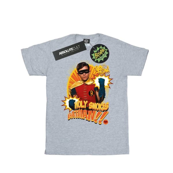 DC Comics T-shirt i bomull för flickor med Batman från TV-serien Holy Smokes