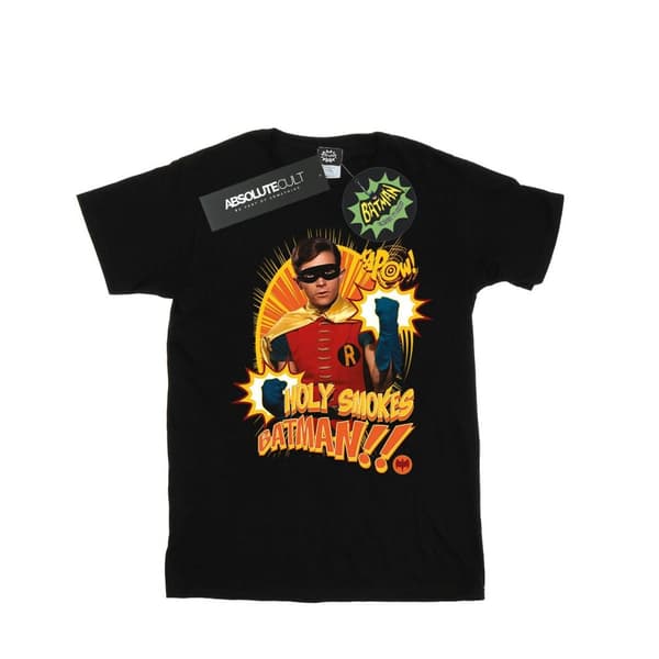 DC Comics T-shirt i bomull för flickor med Batman från TV-serien Holy Smokes