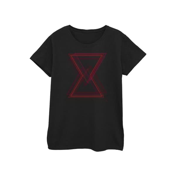 Marvel Dam/Tjej Avengers Infinity War Black Widow Lines - T-shirt i bomull