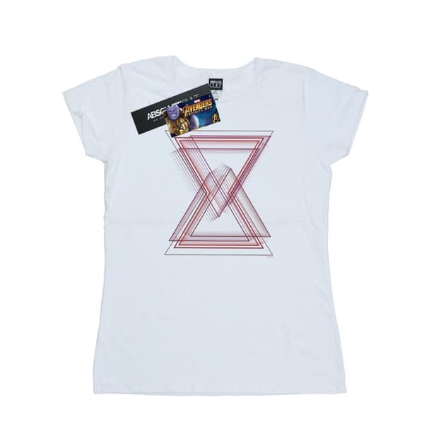 Marvel Dam/Tjej Avengers Infinity War Black Widow Lines - T-shirt i bomull