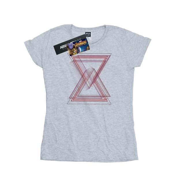 Marvel Dam/Tjej Avengers Infinity War Black Widow Lines - T-shirt i bomull