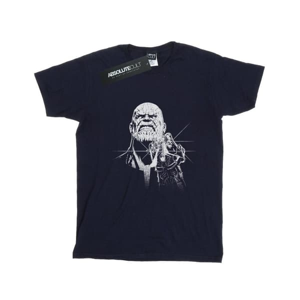Marvel Womens/Ladies Avengers Infinity War Fierce Thanos Cotton Boyfriend T-Shirt
