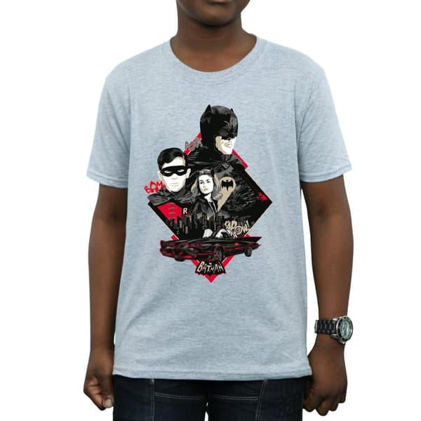 DC Comics Pojkar - Batman TV-seriens karaktär Skyline T-shirt