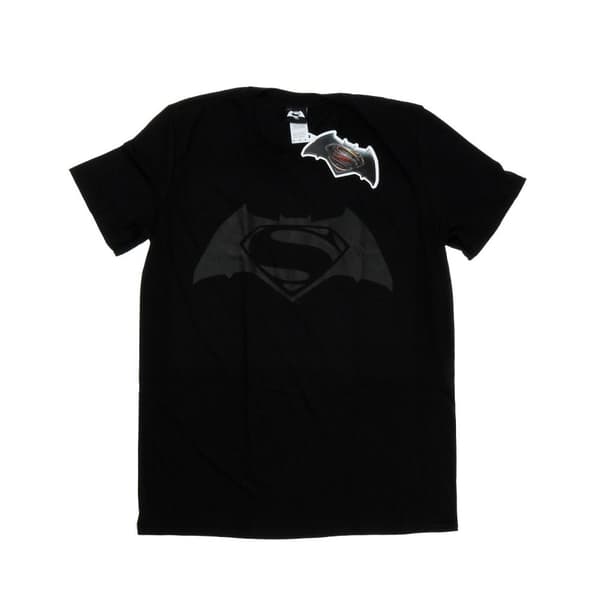DC Comics Mens Batman v Superman Logo Print T-Shirt