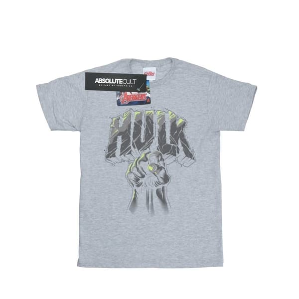 Marvel Boys Hulk Punch Logo T-Shirt