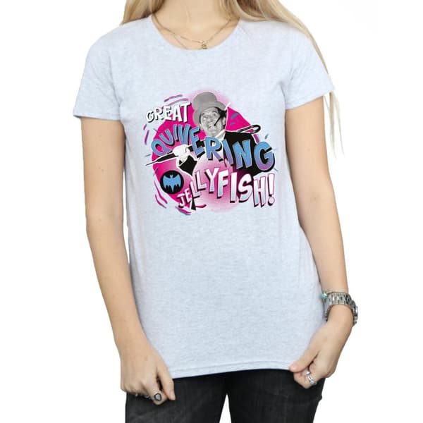 DC Comics Womens/Ladies Batman TV Series The Penguin Jellyfish Cotton T-Shirt