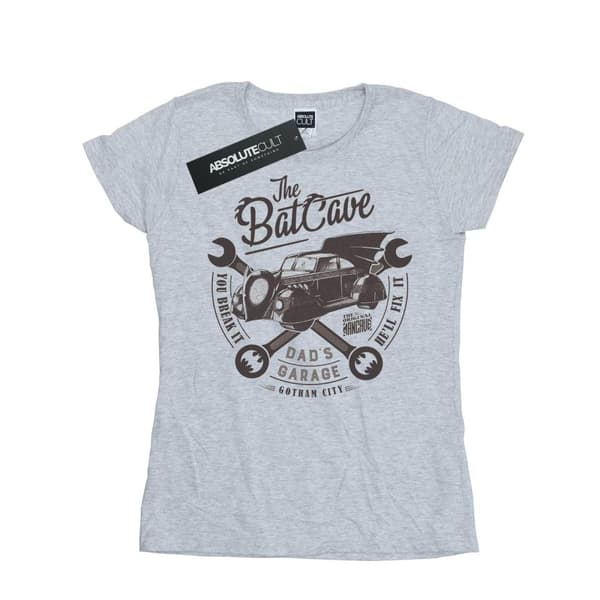 DC Comics Womens/Ladies Batman Dad´s Garage Cotton T-Shirt