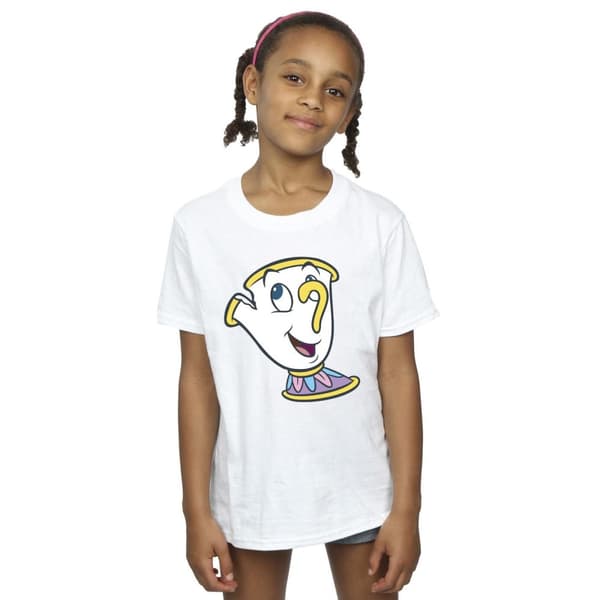 Disney Girls Beauty And The Beast Chip Cotton T-Shirt