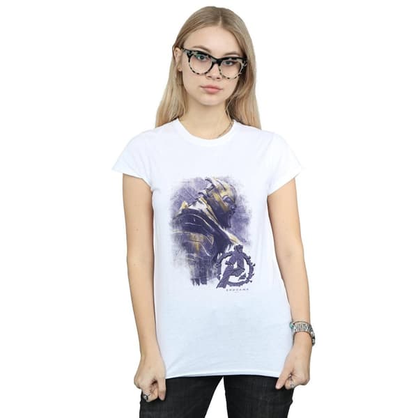 Marvel Womens/Ladies Avengers Endgame Thanos Brushed Cotton T-Shirt