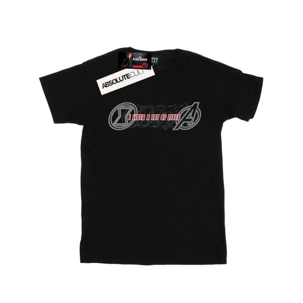 Marvel Black Widow Movie Lots Of Lives T-shirt för herrar