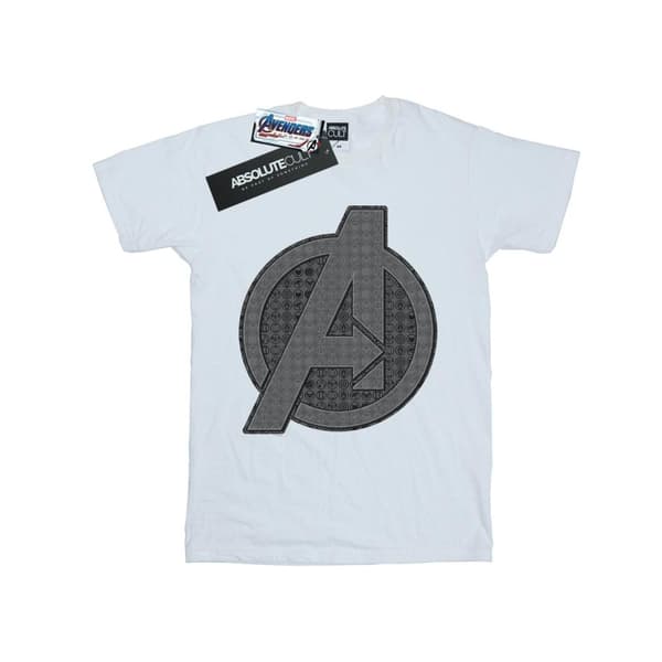 Marvel Womens/Ladies Avengers Endgame Iconic Logo Cotton Boyfriend T-Shirt
