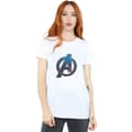 Miniatyrbild 2 av 3: Marvel Dam/kvinnor Avengers Endgame Heroic Logo Boyfriend T-shirt i bomull
