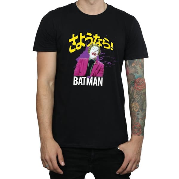 DC Comics Mens Batman TV Series Joker Splat T-shirt