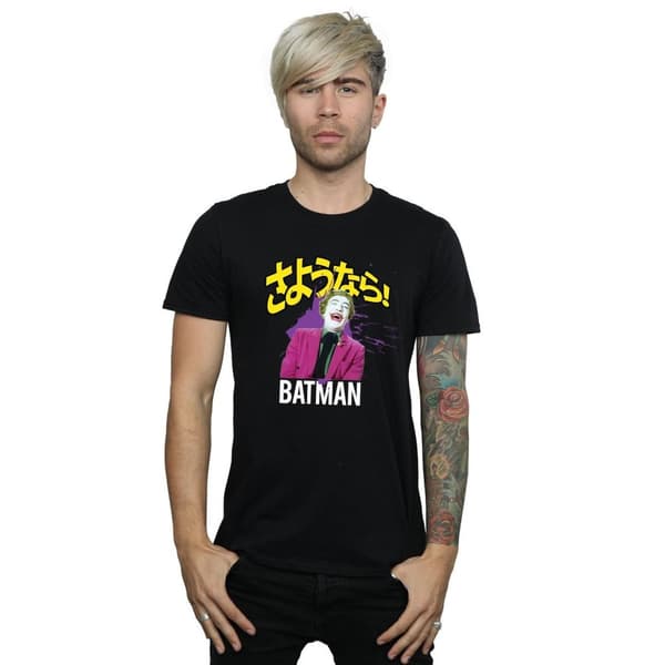DC Comics Mens Batman TV Series Joker Splat T-shirt