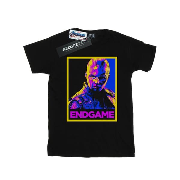 Marvel Womens/Ladies Avengers Endgame Nebula Poster Cotton Boyfriend T-Shirt