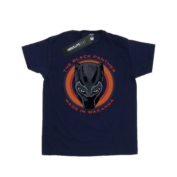 Marvel Mens Black Panther Made in Wakanda Red T-Shirt