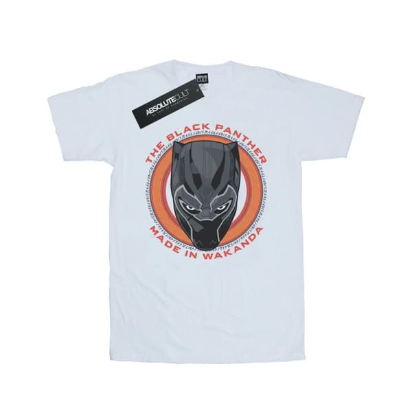Marvel Mens Black Panther Made in Wakanda Red T-Shirt