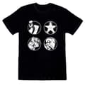 Miniatyrbild 1 av 3: Marvel T-shirt i bomull med Avengers-huvudloggor för flickor