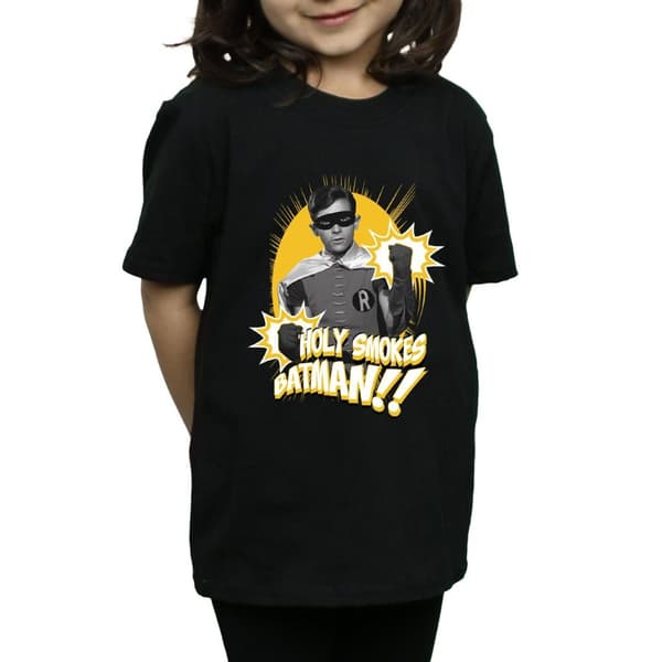 DC Comics Batman TV Series Robin Holy Smokes bomulls-T-shirt för flickor