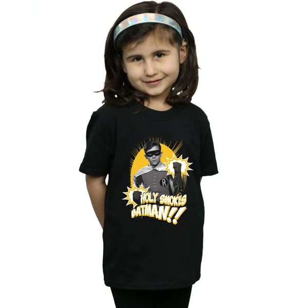 DC Comics Batman TV Series Robin Holy Smokes bomulls-T-shirt för flickor
