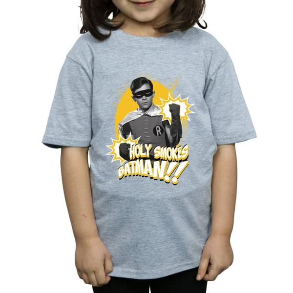 DC Comics Batman TV Series Robin Holy Smokes bomulls-T-shirt för flickor
