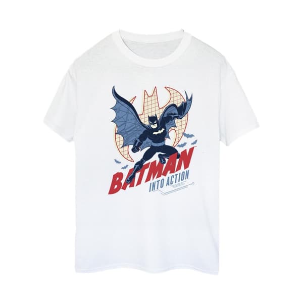 DC Comics Dam/dam Batman Into Action - pojkvänströja i bomull